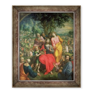 Tablou inramat - Hendrik de Clerck - Hranirea celor Cinci Mii, 50 x 60 cm