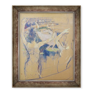 Tablou inramat - Henri de Toulouse-Lautrec - Balet de Papa Chrysanthème, 50 x 60 cm