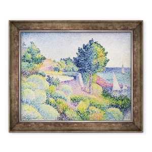Tablou inramat - Henri-Edmond Cross - La Route sur la Cote, 50 x 60 cm