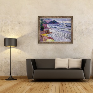 Tablou inramat - Henri-Edmond Cross - Marea Undulatoare, 70 x 90 cm - Img 2