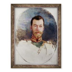 Tablou inramat - Henri Gervex - Studiu pentru portretul tarului Nicolae al II-lea 1868-1918 1898, 60 x 80 cm