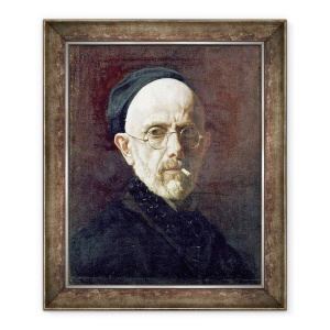 Tablou inramat - Henri Lehmann - Autoportret, 70 x 85 cm