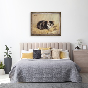 Tablou inramat - Henriette Ronner-Knip - Tabby, 60 x 80 cm - Img 3