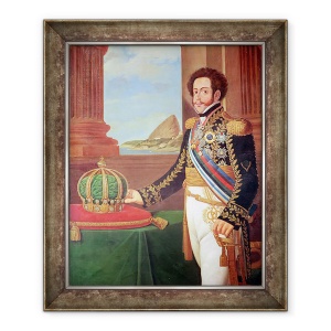 Tablou inramat - Henrique Jose da Silva - Pedro I 1798-1834 imparat al Braziliei, 70 x 85 cm