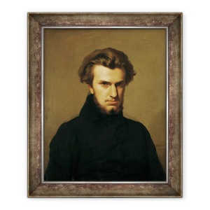 Tablou inramat - Hippolyte Flandrin - Portretul lui Ambroise Thomas 1811-96 1834, 70 x 85 cm
