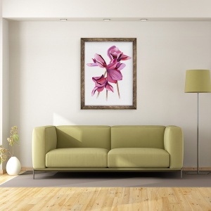 Tablou inramat - Hiroyuki Izutsu - Cyclamen, 60 x 80 cm - Img 2