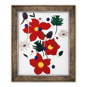 Tablou inramat - Hiroyuki Izutsu - O floare care te face sa-ti imaginezi Craciun2., 50 x 60 cm
