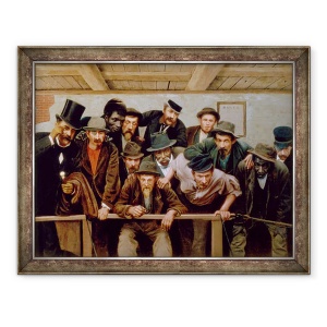 Tablou inramat - Horace Bonham - Se apropie de problema din cabina de pilotaj, 70 x 90 cm