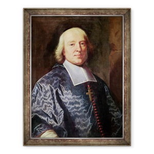 Tablou inramat - Hyacinthe Francois Rigaud - Portretul lui Jacques Benigne Bossuet 1627-1704 1693, 60 x 80 cm