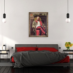 Tablou inramat - Ilya Efimovich Repin - Portret De Cesar Cui, 60 x 80 cm - Img 3