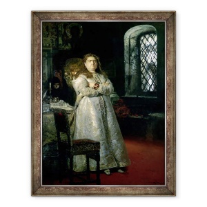 Tablou inramat - Ilya Efimovich Repin - tarevna Sophia Alexeevna 1657-1704 in Manastirea Novodevitchy, 70 x 90 cm