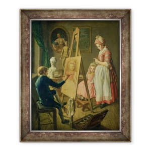 Tablou inramat - Ivan I. Firsov - Tanarul artist, 70 x 85 cm