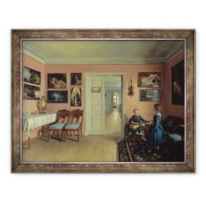 Tablou inramat - Iwan Chrutsky - in camera artistului, 60 x 80 cm