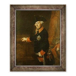Tablou inramat - J.H.C. Franke - Frederic al II-lea cel Mare al Prusiei II, 50 x 60 cm