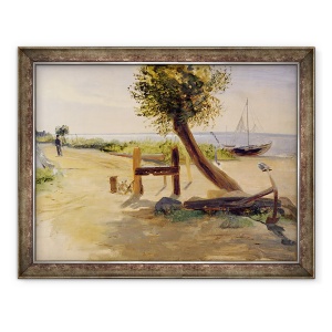 Tablou inramat - Jacob Gensler - Bancile Elbe, 70 x 90 cm