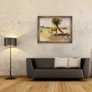 Tablou inramat - Jacob Gensler - Bancile Elbe, 70 x 90 cm - Img 2