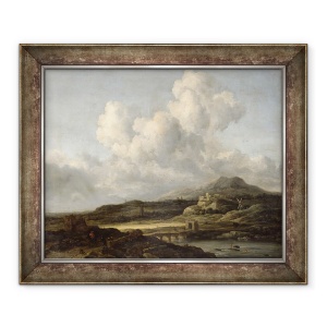 Tablou inramat - Jacob Isaaksz - Peisaj soare, 50 x 60 cm