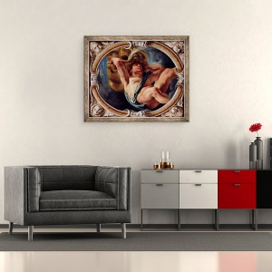 Tablou inramat - Jacob Jordaens - Varsator, 70 x 85 cm - Img 2