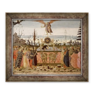 Tablou inramat - Jacopo del Sellaio - Triumful timpului, 70 x 85 cm