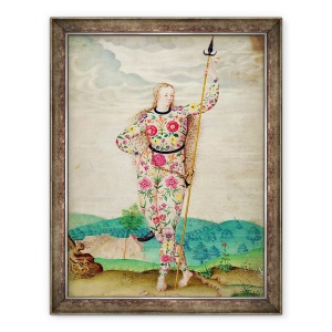 Tablou inramat - Jacques de Morgues Le Moyne - O tanara fiica a picturilor, 60 x 80 cm