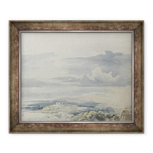 Tablou inramat - James Ward - Peisaj cu un castel pe un deal, 70 x 85 cm