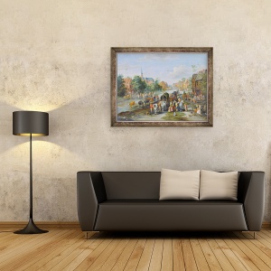 Tablou inramat - Jan Brueghel the Elder - Flamand Flamand, 70 x 90 cm - Img 2