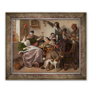 Tablou inramat - Jan Havicksz. Steen - Felul in care il auzi, este felul in care il canti, 70 x 85 cm