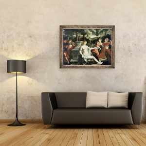 Tablou inramat - Jan Massys - Susanna si Batranii, 70 x 90 cm - Img 2