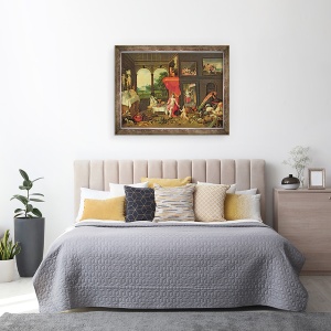 Tablou inramat - Jan van Kessel - Alegorie de gust, 60 x 80 cm - Img 3