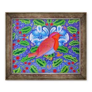 Tablou inramat - Jane Tattersfield - Craciun Robin, 2012, 50 x 60 cm