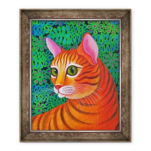 Tablou inramat - Jane Tattersfield - Tigru Cat, 2012, 70 x 85 cm