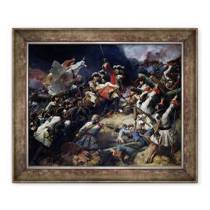 Tablou inramat - Jean Alaux - Batalia de la Denain, 24 iulie 1712, 50 x 60 cm