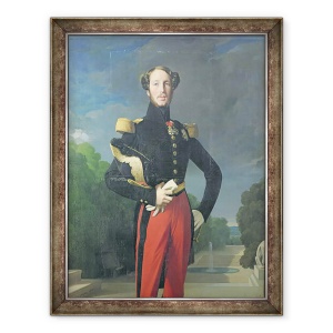 Tablou inramat - Jean Auguste Dominique Ingres - Ferdinand-Philippe 1810-42 Duce de Orleans in Parcul de la Saint-Cloud, 60 x 80 cm