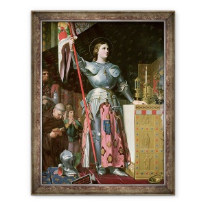 Tablou inramat - Jean Auguste Dominique Ingres - Ioana dArc 1412-31 la incoronarea regelui Carol al VII-lea 1403-61 17 iulie 1429, 70 x 90 cm