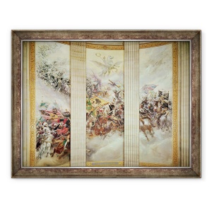 Tablou inramat - Jean-Baptiste Edouard Detaille - Spre glorie, 60 x 80 cm
