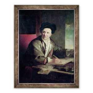 Tablou înramat clasic portret Bernard Le Bovier de Jean-Baptiste Greuze