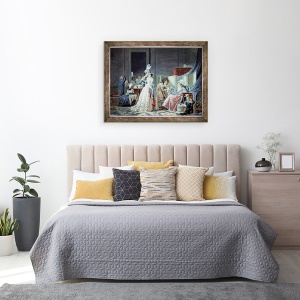 Tablou inramat - Jean Baptiste Mallet - Cupidon brodat, 60 x 80 cm - Img 3