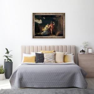 Tablou inramat - Jean-Baptiste Regnault - Ariadna si Tezeu, 60 x 80 cm - Img 3