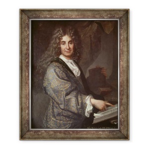 Tablou inramat - Jean Baptiste Santerre - Nicolas Boileau 1636-1711, 50 x 60 cm