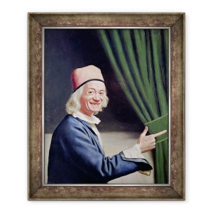 Tablou inramat - Jean-Etienne Liotard - Auto Portret Zambind, 70 x 85 cm