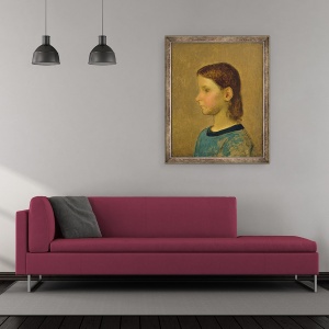Tablou inramat - Jean-Francois Millet - Louise Mei, 50 x 60 cm - Img 2