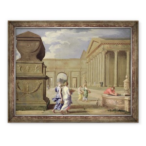 Tablou inramat - Jean Lemaire - Peisaj clasic, 60 x 80 cm