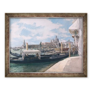 Tablou inramat - Jean-Louis Ernest Meissonier - Marele Canal, Venetia, 60 x 80 cm