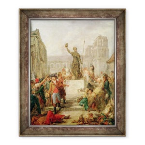 Tablou inramat - Jean Louis Joseph Hoyer - Juramantul Libertatii, 50 x 60 cm