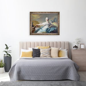 Tablou inramat - Jean-Marc Nattier - Adelaide de France, ca element al Air, 70 x 90 cm - Img 3