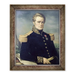Tablou inramat - Jerome Cartellier - Portret De Jules Dumont dUrville 1790-1842 1845, 50 x 60 cm