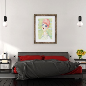 Tablou inramat - Jo Chambers - Vintage I, 70 x 90 cm - Img 3