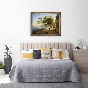 Tablou inramat - Joachim Faber - Terasa Capucinilor din Sorrento, 60 x 80 cm - Img 3