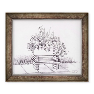 Tablou inramat - Joan Thewsey - Chiuveta Gradina,2000, 50 x 60 cm