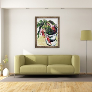 Tablou inramat - Joan Thewsey - Fuchsia, 60 x 80 cm - Img 2